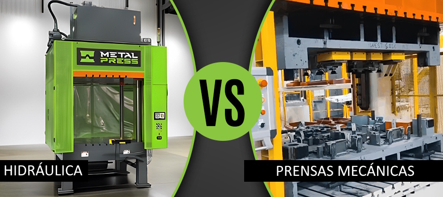 Prensas hidráulicas vs prensas mecánicas
