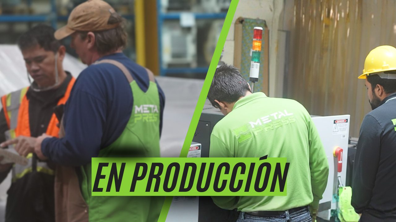 Producción de prensas, volteadoras, probadoras y unidades de control de temperatura