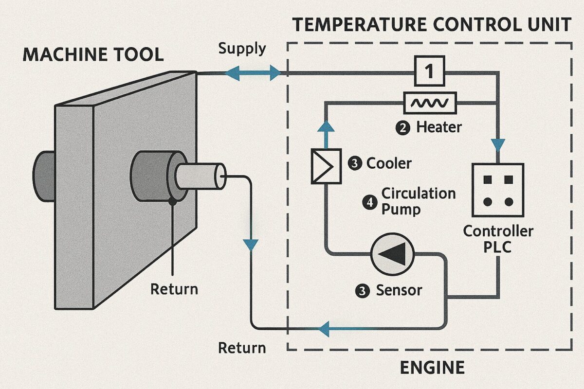Esquema de la Unidad de Control de Temperatura (TCU por sus siglas en inglés)