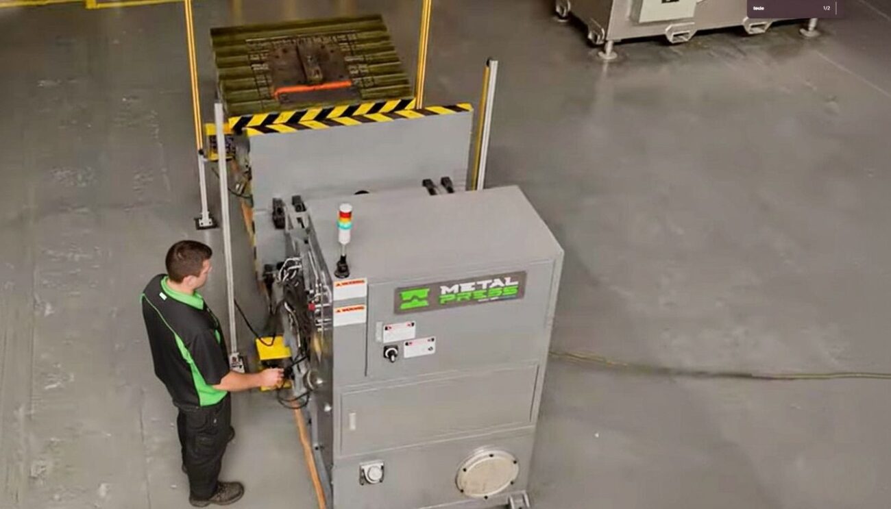 Separadora y probadora de matrices MetalPress de 8 toneladas