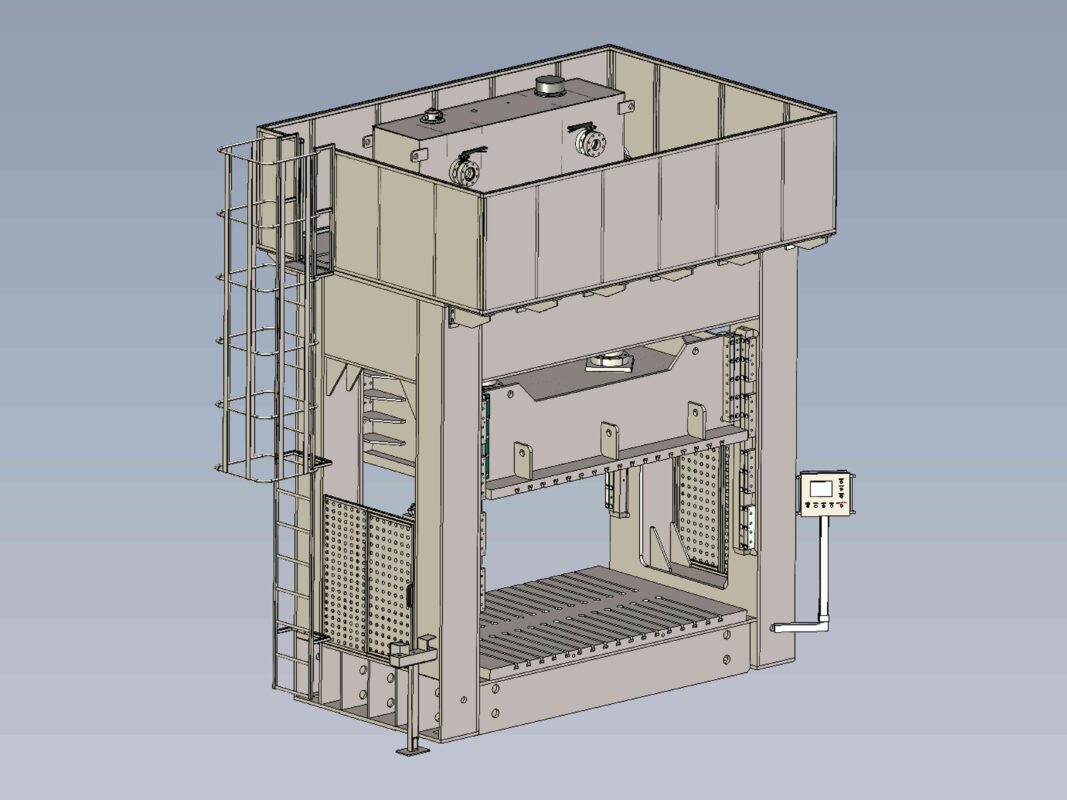 PRENSA HIDRÁULICA CON MOTOR SERVO DE COLUMNA RECTA