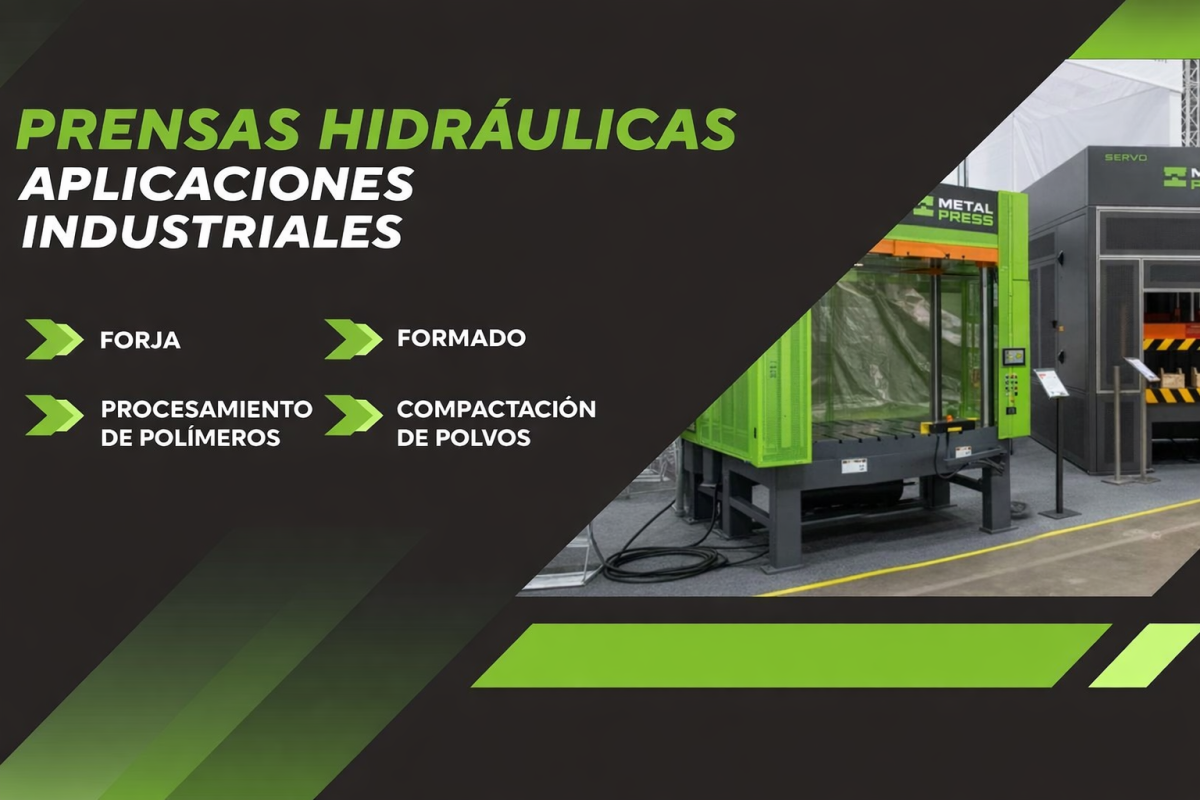 Aplicaciones industriales prensas hidráulicas