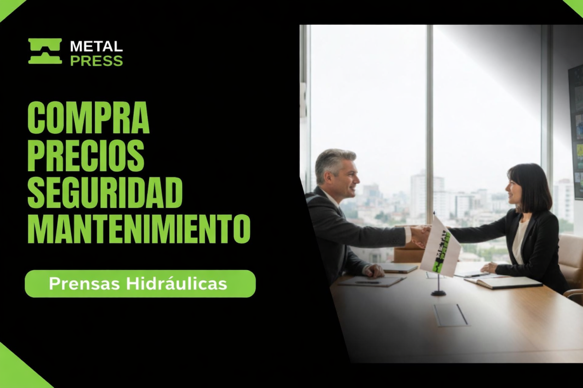Compra seguridad y mantenimiento de prensas hidráulicas