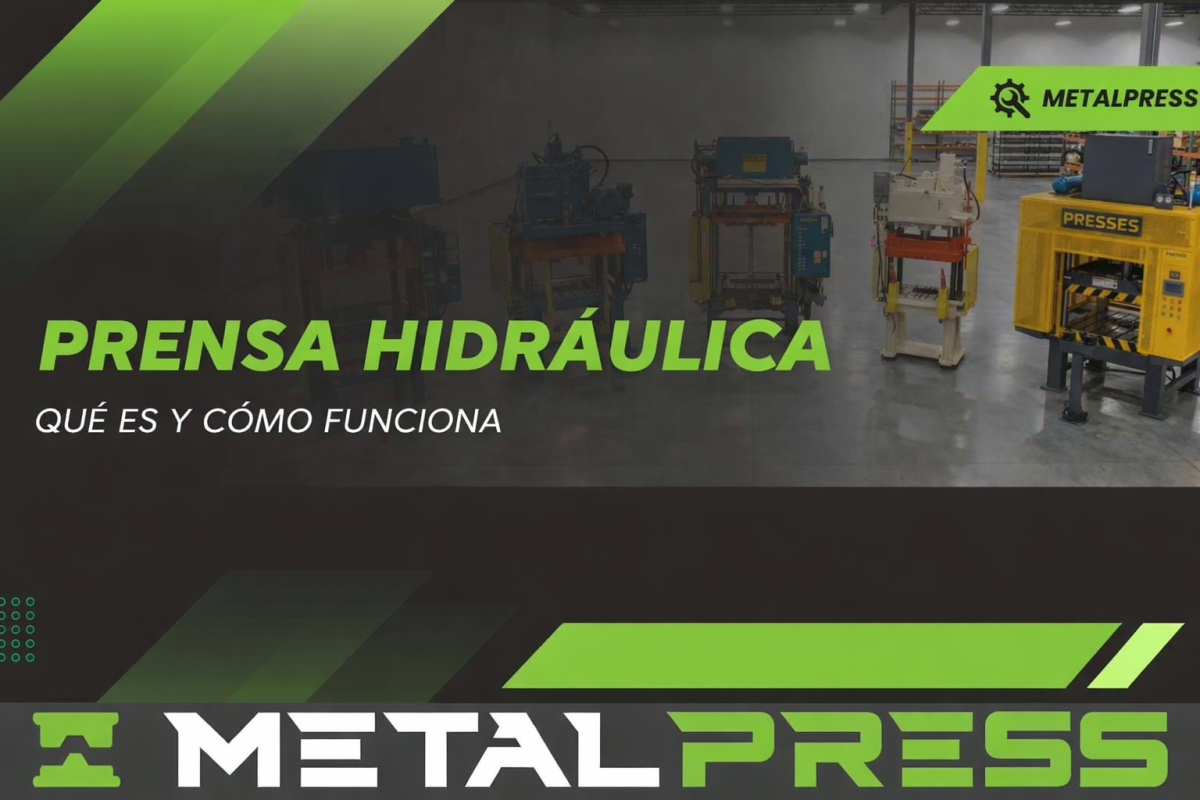 ¿Qué es una prensa hidráulica y cómo funciona?