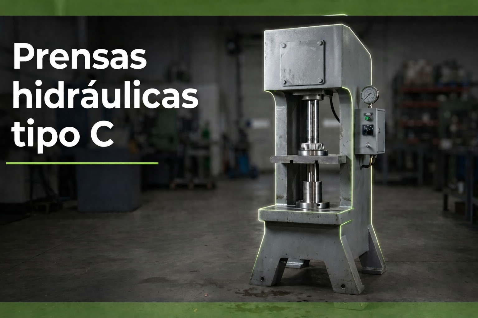 Prensas hidráulicas tipo C y soluciones de prensas de ensamblaje