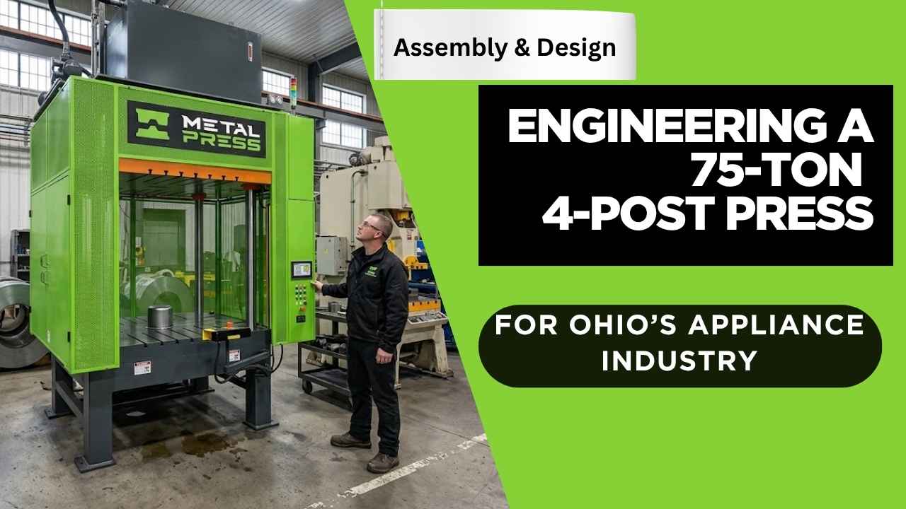 From Concept to Component Engineering a 75-Ton 4-post Solution for Ohio’s Appliance Industry