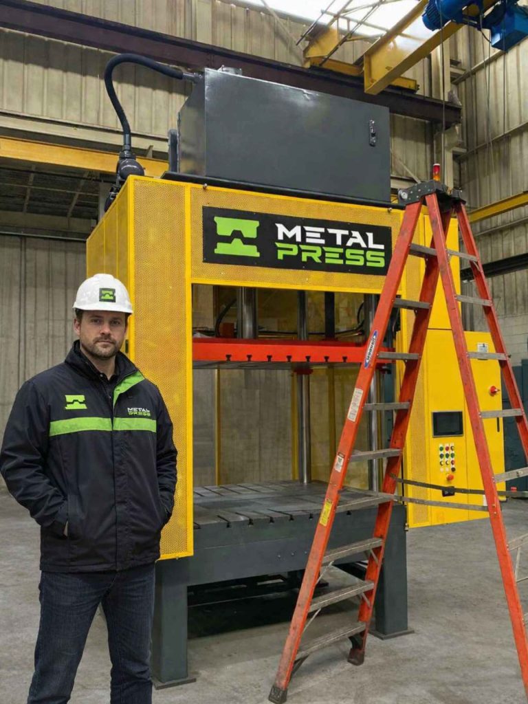 MetalPtess Machinery - 75-ton prensa de cuatro columnas - diseño e ingeniería-09