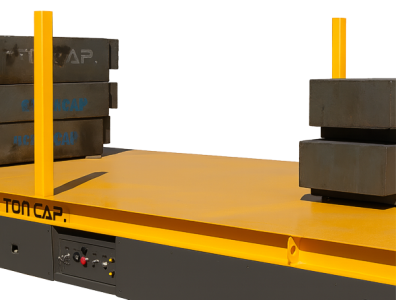 MetalPress Die Mold Transfer Cart - Guard Rails - LR