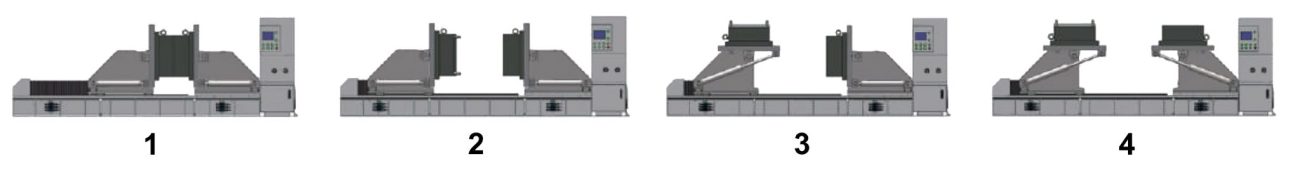 Utilizando nuestro separador de moldes, abrir y cerrar un molde o molde consiste en cuatro pasos fáciles. El proceso es simple y confiable con el separador de moldes de molde.