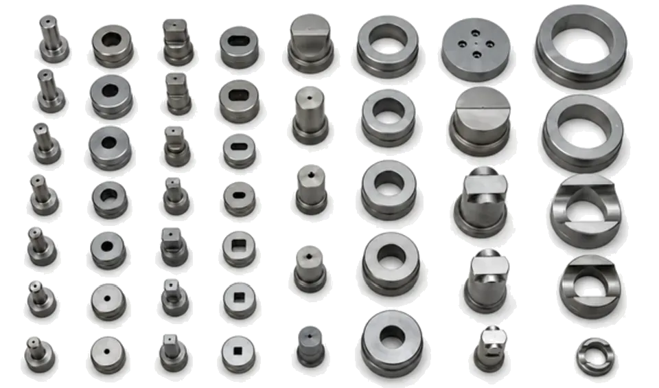 Selection of optional Ironworker punches and dies